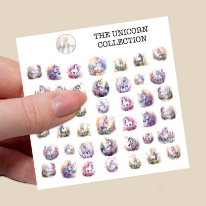 Unicorn Collection Nail Decals